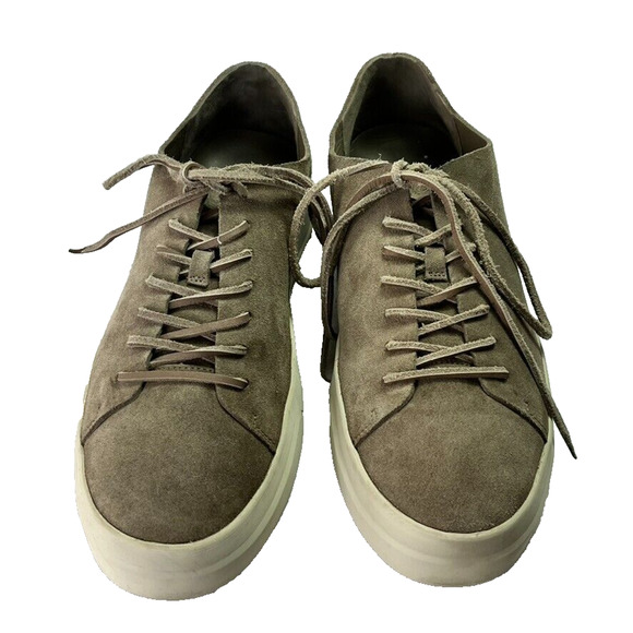 Vince Sneakers Mens 11.5M Brown Suede Leather Casual Shoes Lace Up Lined main image 14
